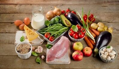 Dieta para personas con el tercer grupo sanguíneo.