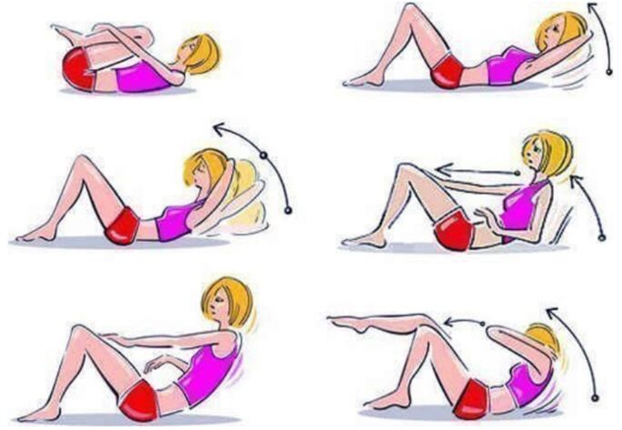 Un conjunto de ejercicios que ayudarán a perder peso en el abdomen y los costados. 